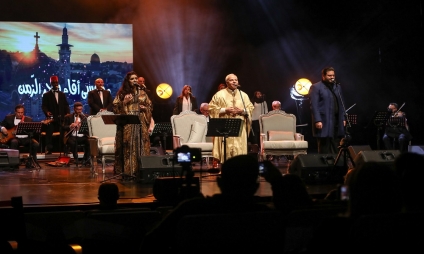 عرض &quot;النّجوم الثلاث&quot; للفنان الزّين الحدّاد بمشاركة الفنّانة المغربية فرنسواز أطلان والفنان السّوري عبدالله جورج مريش