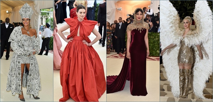 أزياء المشاهير في حفل Met Gala والخيال الكاثوليكي